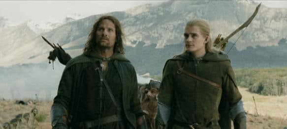 Aragorn Legolas und Gimli Fangorn welch Wahnsinn trieb sie dort hinein