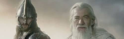 Eomer und Gandalf in Helms Klamm: Was ist ein Mythos?