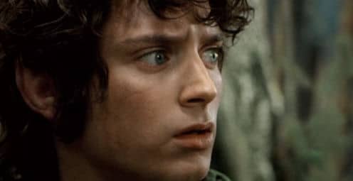 Frodo bei der Ankunft in Lothlorien