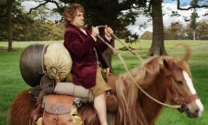 Hobbit Zitate Bilbo auf Pony