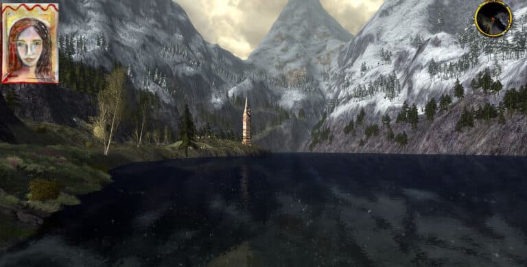 Luthien Tinuviel  am Spiegelsee im Schattenbachtal, zwischen Moria und Lothlorien.